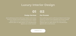 Luxury Interior Design HTML5 Template