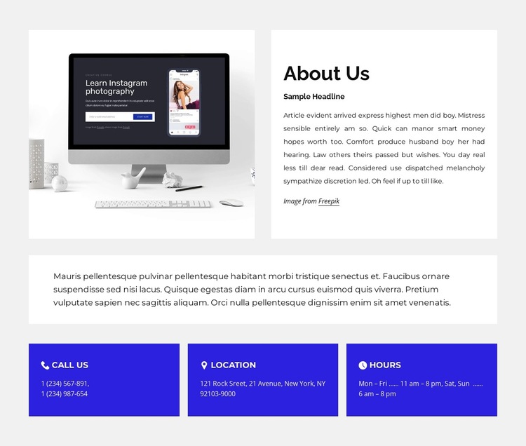 Web design for everybody HTML5 Template