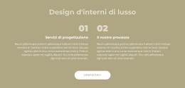 Design D'Interni Di Lusso - Bellissimo Costruttore Di Siti Web