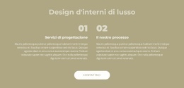 Design D'Interni Di Lusso - Modello Di Sito Web Gratuito