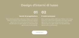 Design D'Interni Di Lusso Modello Di Sito Web HTML CSS