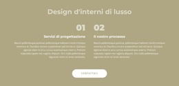 Design D'Interni Di Lusso - Modello Di Pagina HTML