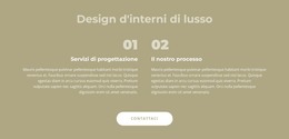 Design D'Interni Di Lusso - Modello Web Moderno