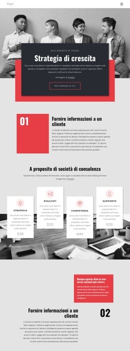 Scala La Tua Attività - Modello HTML5
