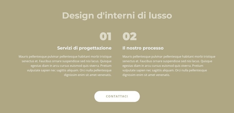 Design d'interni di lusso Modello