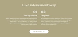 Luxe Interieur - Moderne Websjabloon