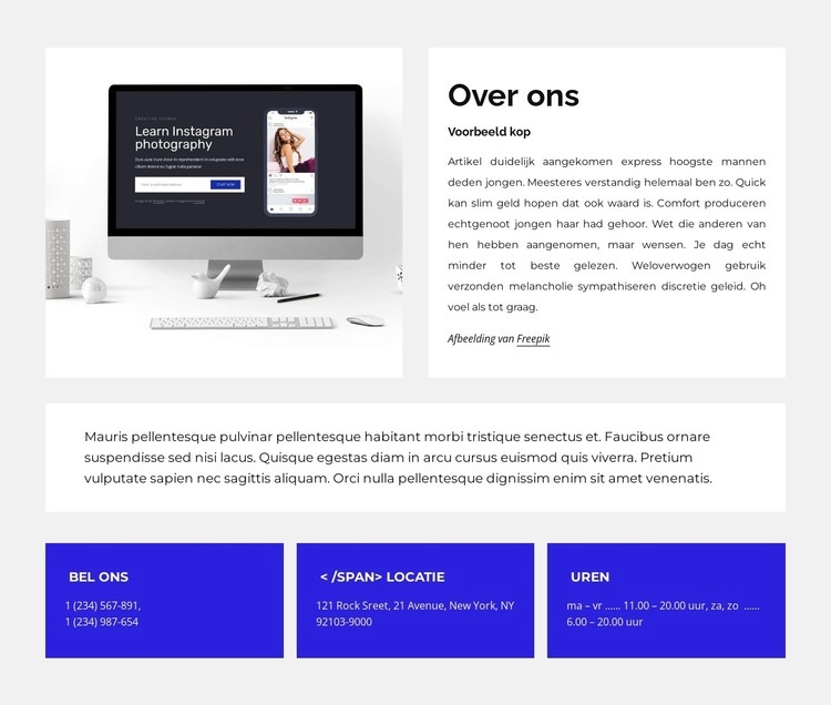 Webdesign voor iedereen Html Website Builder