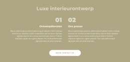 Luxe Interieur Sjabloon