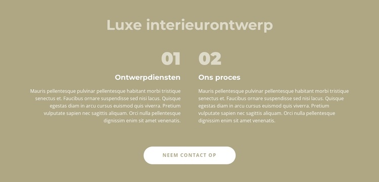 Luxe interieur WordPress-thema