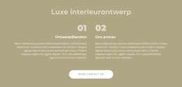 Luxe Interieur HTML-Sjabloon