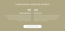 Luksusowy Wystrój Wnętrz - Nowoczesny Szablon Internetowy