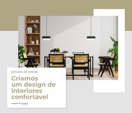 Site HTML Para Escritório De Arquitetura De Interiores