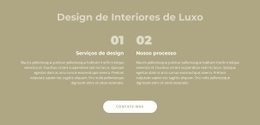 Design De Interiores De Luxo - Designer Da Página De Destino