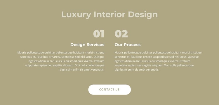 Luxury interior design Static Site Generator
