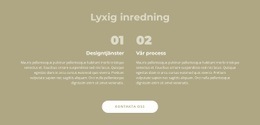 Lyxig Inredning HTML CSS-Webbplatsmall