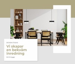 HTML-Webbplats För Inredningsarkitektbyrå
