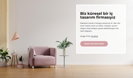 Küresel Iç Tasarım Firması Için HTML Tasarımı