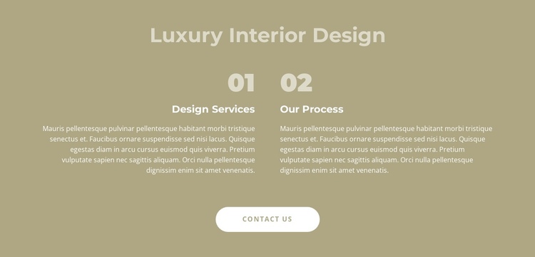 Luxury interior design Website Builder Software