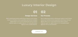 Luxury Interior Design Website Design