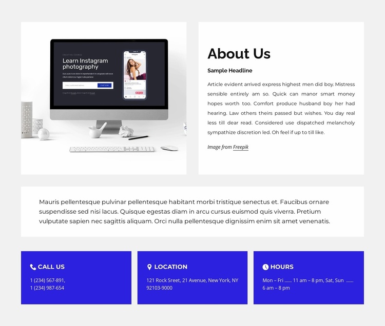 Web design for everybody Landing Page