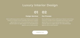 Luxury Interior Design - Free WordPress Theme