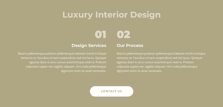 Luxury interior design Wysiwyg Editor Html 