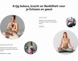 Kracht En Flexibiliteit Voor Het Lichaam, Portfolio-Website