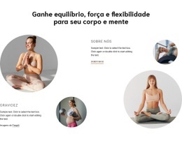 Força E Flexibilidade Para O Corpo, - Create HTML Page Online