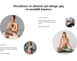 Vücut Için Güç Ve Esneklik, Için Premium Açılış Sayfası