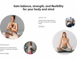 Strength And Flexibility For Body, - Functionality Web Page Design