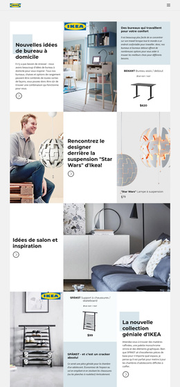 Inspiration D'IKEA - Thème WordPress Polyvalent Créatif