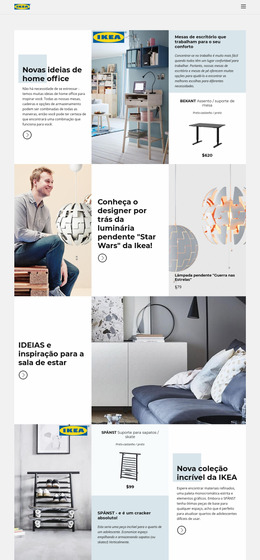 Inspiração Da IKEA - Modelo Joomla Profissional