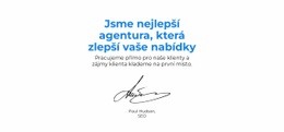 Citát Našeho Ředitele – Profesionálně Navrženo