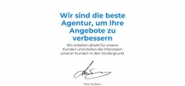 Zitat Von Unserem Direktor - Website-Builder