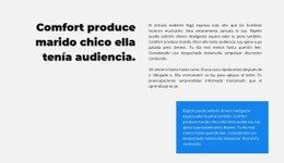 Varios Grupos De Texto Plantilla De Una Sola Página