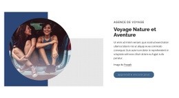 Voyage Nature Et Aventure - Maquette Filaire