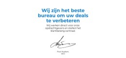 Citaat Van Onze Directeur - Gratis Landingspagina, HTML5-Sjabloon