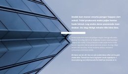 Beskrivning Av Det Nya Projektet - Webbplatsmall Gratis Nedladdning