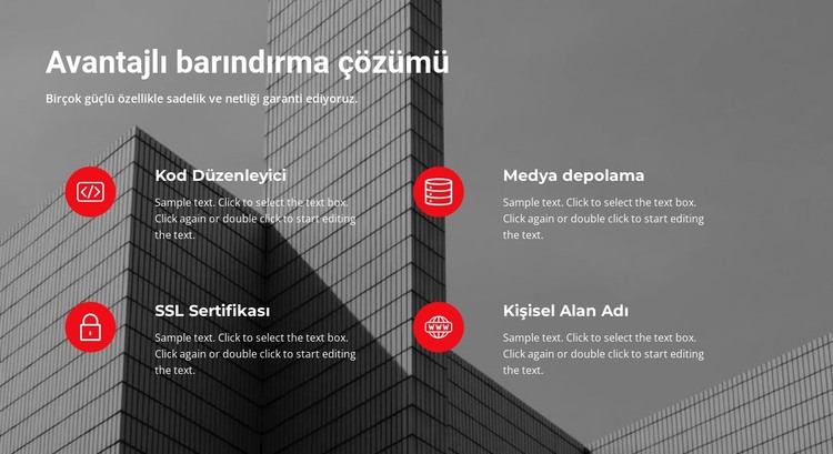 İnşaat aşamaları HTML Şablonu