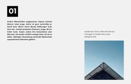 Premium-Website-Design Für Projektbeschreibung