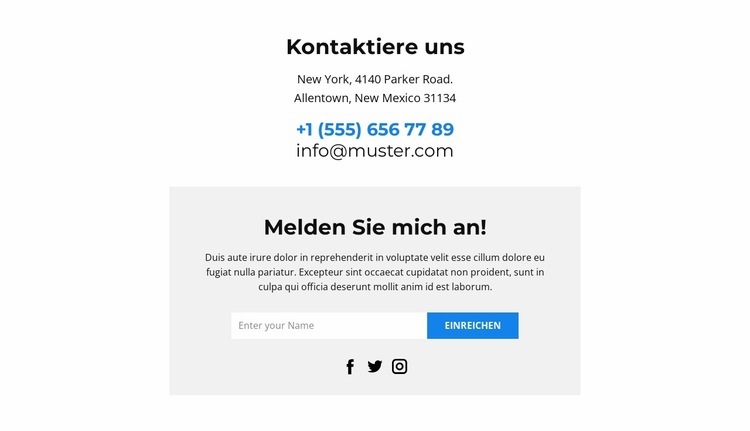 Wir heißen alle willkommen Website design