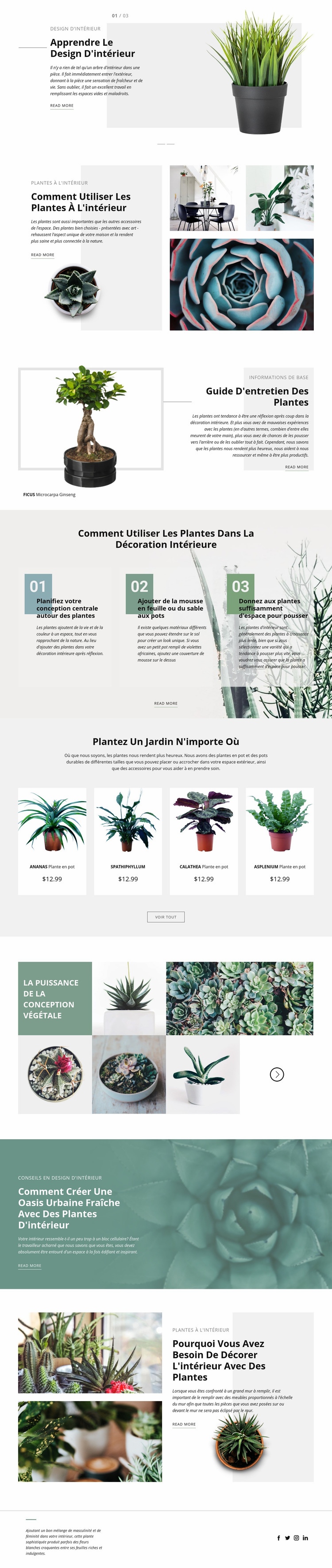 Studio de design d'intérieur Créateur de site Web HTML