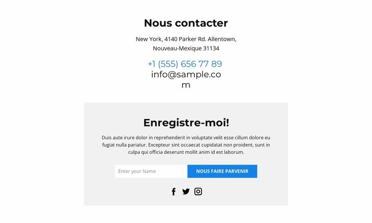 Nous accueillons tout le monde Modèle HTML5