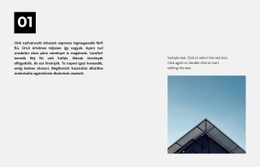 A Projekt Leírása - Webhelysablonok