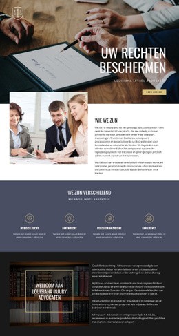 Websiteontwerp Voor Uw Rechten Beschermen