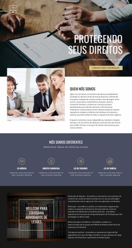 Protegendo Seus Direitos - HTML Layout Builder
