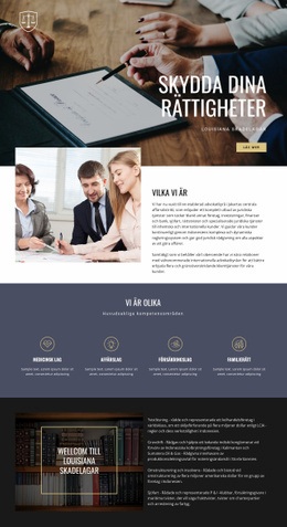 Skydda Dina Rättigheter - HTML-Mallkod