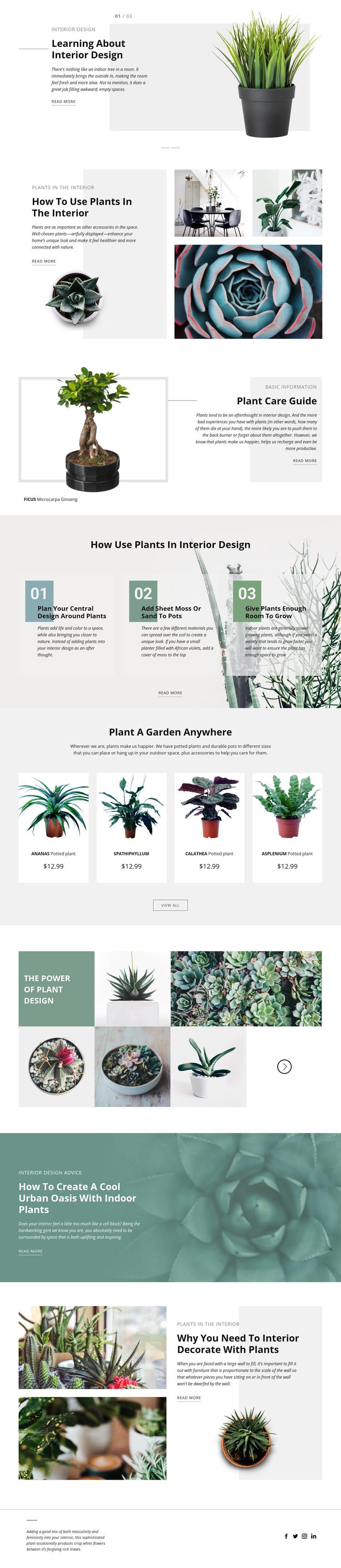 Interior Design Studio Webflow Template Alternative