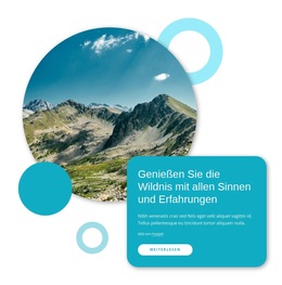 Genießen Sie Die Wildnis – WordPress-Theme