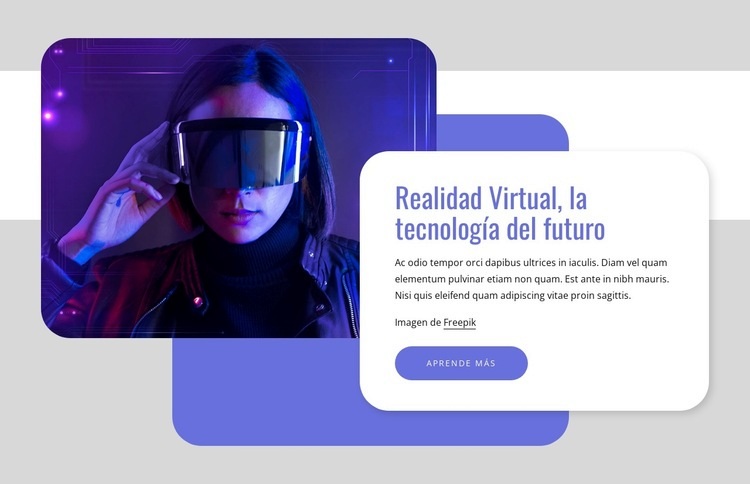 La tecnología del futuro Creador de sitios web HTML